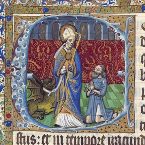 Saint Romanus, Gargouille, and presumably, the convict