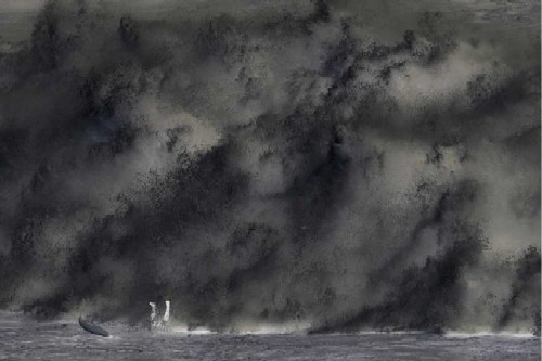 Here comes the wave...