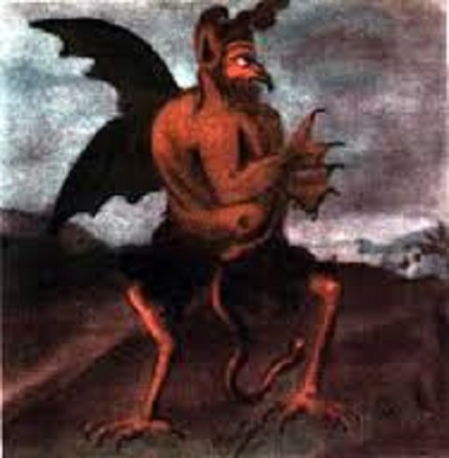 Christoph Haizmann's 5th Portrait of the Devil.