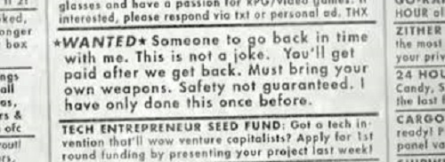 Time travelers are lazy bastards.